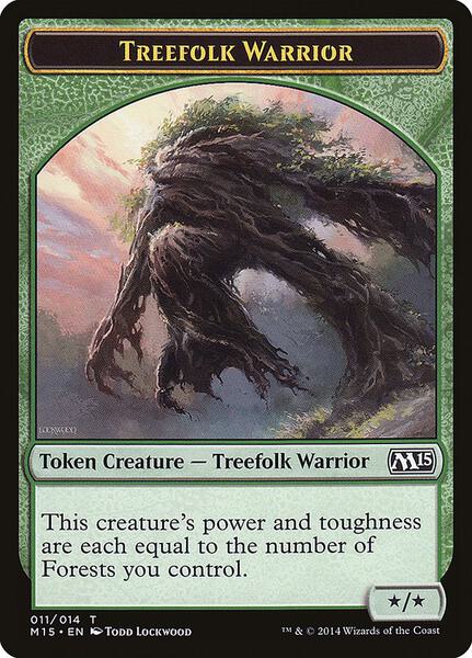 Treefolk Warrior Token (TM15)