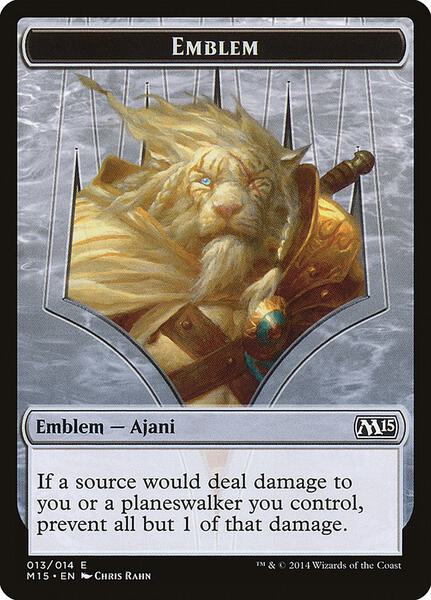 Emblem - Ajani Steadfast Token (TM15)