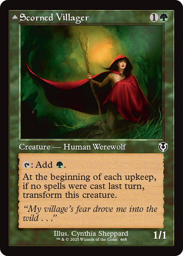 Scorned Villager // Moonscarred Werewolf - Retro Frame (INR)