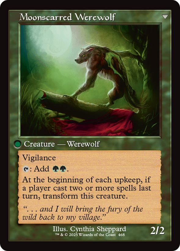 Scorned Villager // Moonscarred Werewolf - Retro Frame (INR)