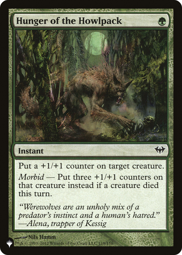Hunger of the Howlpack - DKA Reprint (PLST)