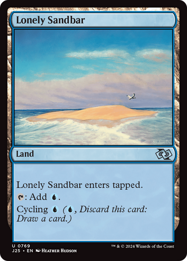 Lonely Sandbar (J25)