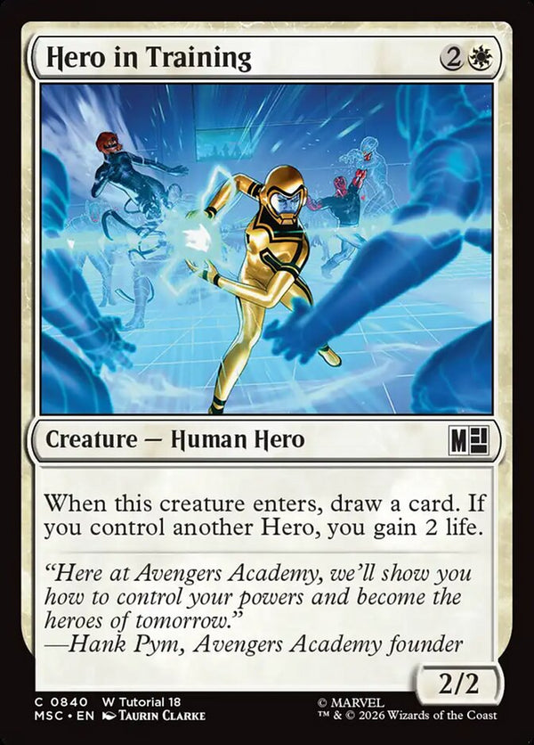 Hero in Training (MSC)
