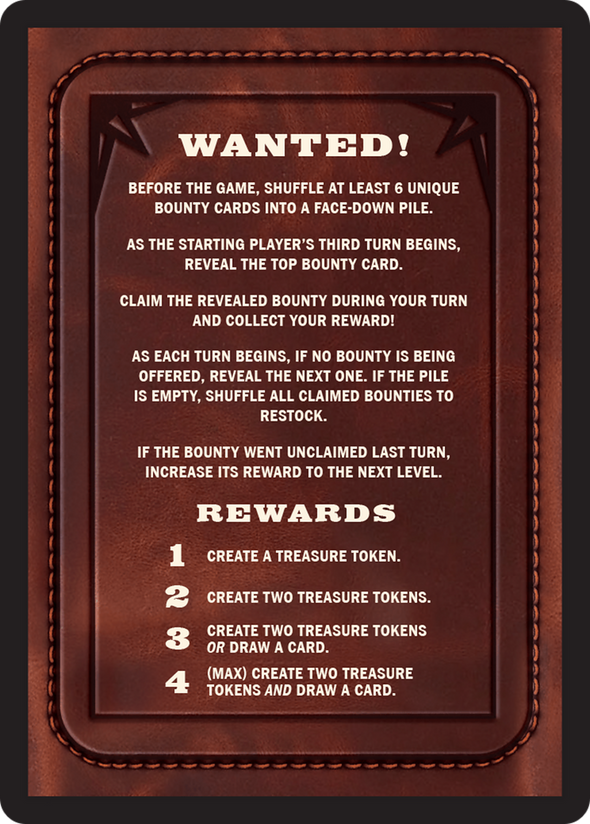 Bounty: The Outsider // Wanted! (TOTC)