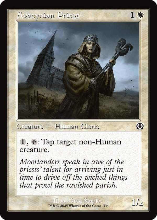 Avacynian Priest - Retro Frame (INR)