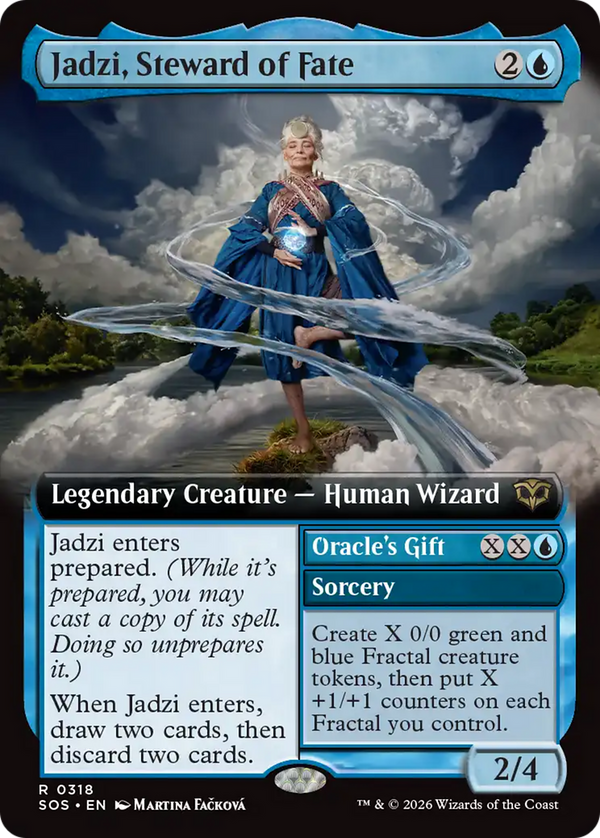 Jadzi, Steward of Fate // Oracle's Gift - Extended Art (SOS)