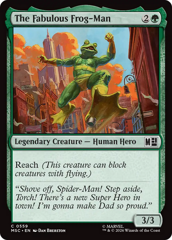 The Fabulous Frog-Man (MSC)