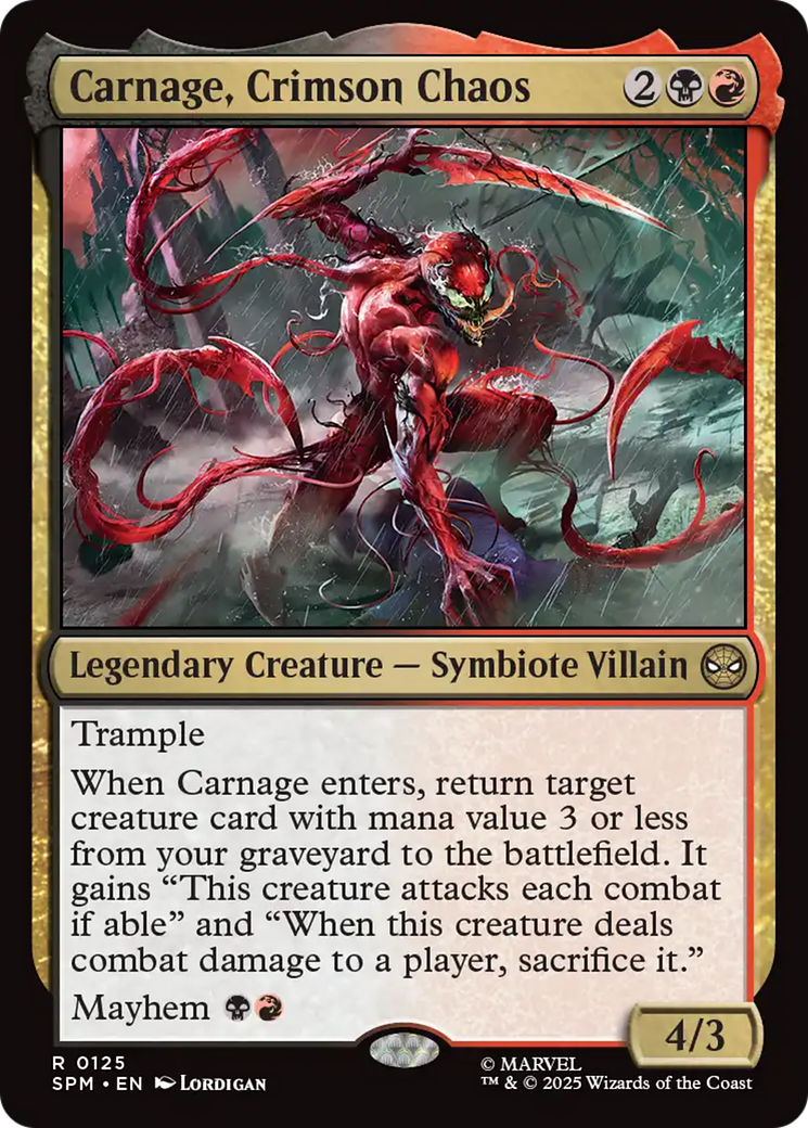 Carnage, Crimson Chaos 20枚 401 Games Canada - Carnage, Crimson Chaos (SPM)