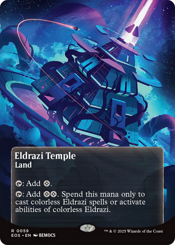 Eldrazi Temple - Borderless Poster (EOS)