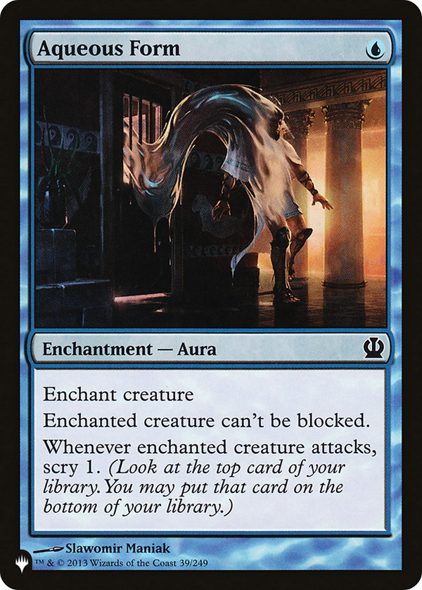 Aqueous Form - THS Reprint (PLST)