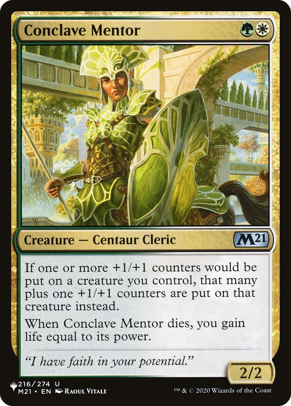 Conclave Mentor - M21 Reprint (PLST)