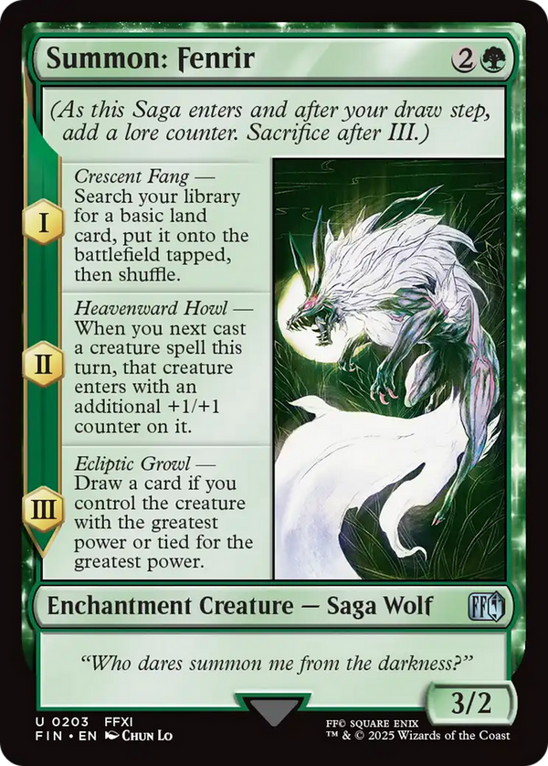 Summon: Fenrir (FIN)