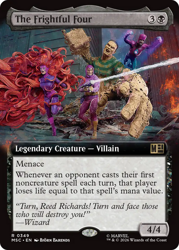The Frightful Four - Extended Art (MSC) (Pre-Order)