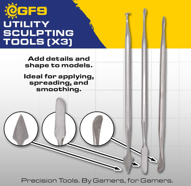 Gale Force Nine - Utility Sculpting Tools (3ct)