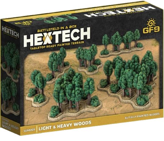 Battlefield in a Box - Hextech - Light & Heavy Woods (Summer) (Pre-Order)
