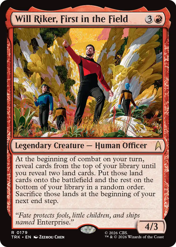 Will Riker, First in the Field (TRK) (Pre-Order)