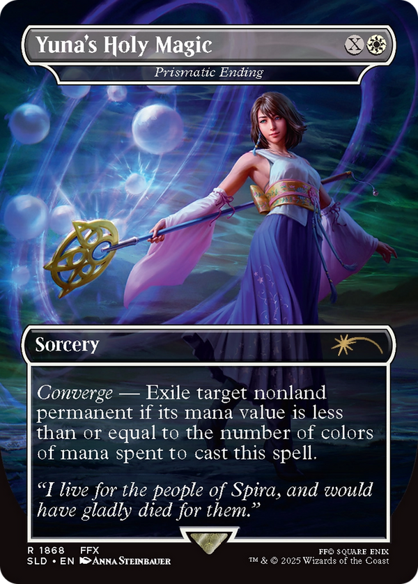 Yuna's Holy Magic // Prismatic Ending - Secret Lair x FINAL FANTASY: Grimoire (SLD)