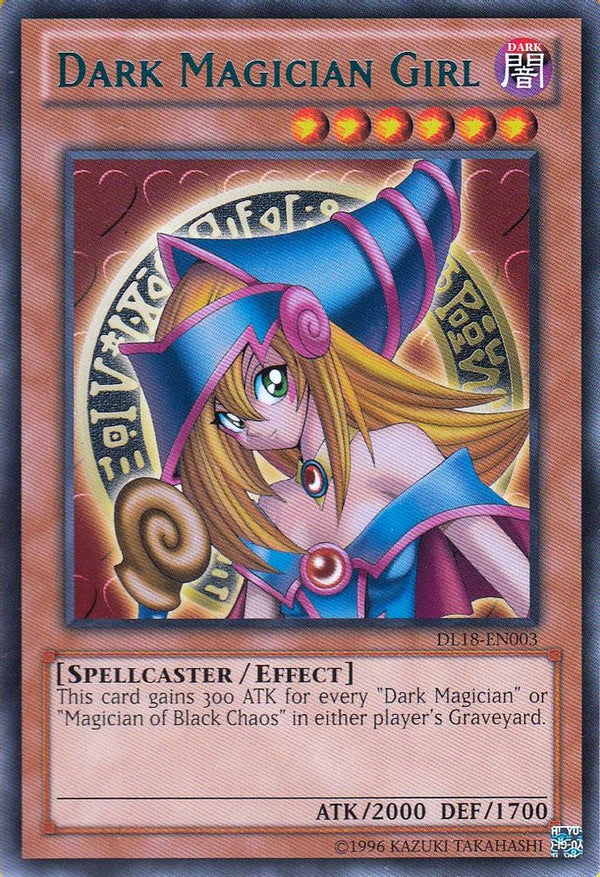 Dark Magician Girl (Green) - DL18-EN003 - Rare