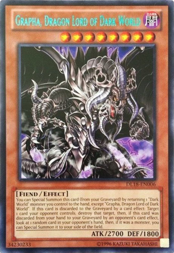Grapha, Dragon Lord of Dark World (Green) - DL18-EN006 - Rare
