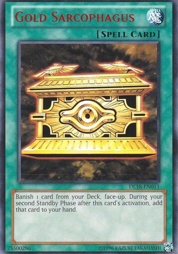 Gold Sarcophagus (Red) - DL18-EN011 - Rare