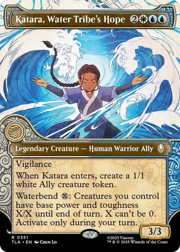 Katara, Water Tribe's Hope - Elemental Frame Showcase (TLA)
