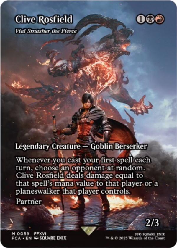 Clive Rosfield // Vial Smasher the Fierce - Borderless (FCA)