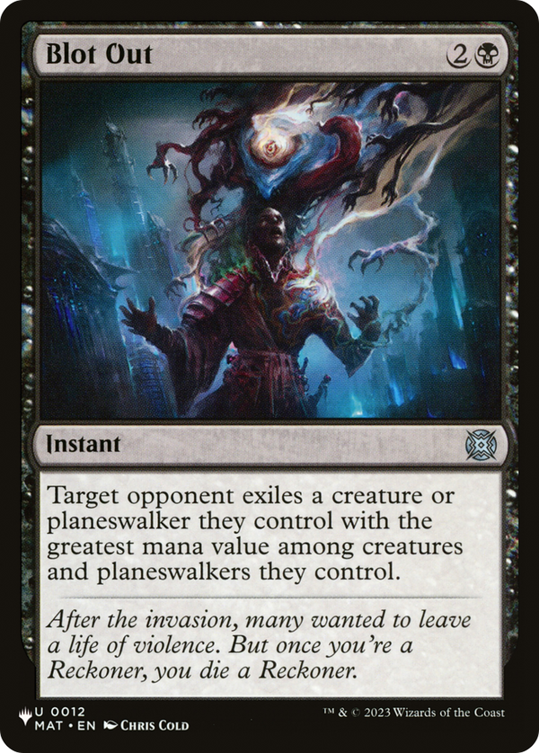 Blot Out - MAT Reprint (PLST)