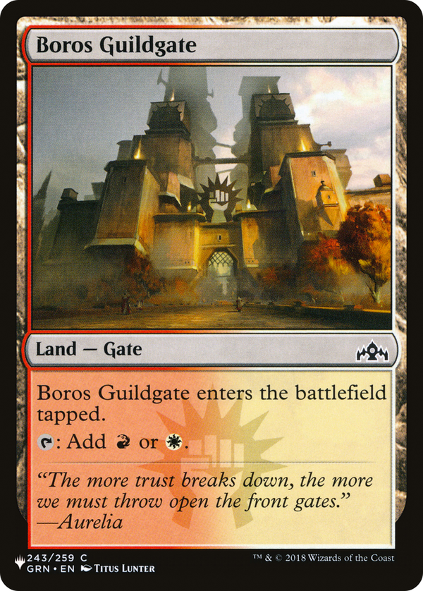 Boros Guildgate - GRN Reprint (PLST)
