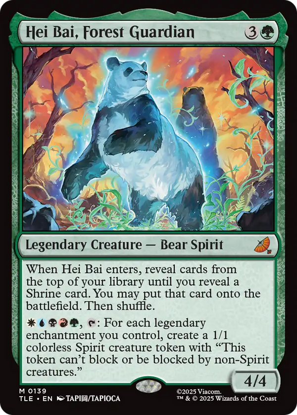 Hei Bai, Forest Guardian (TLE)