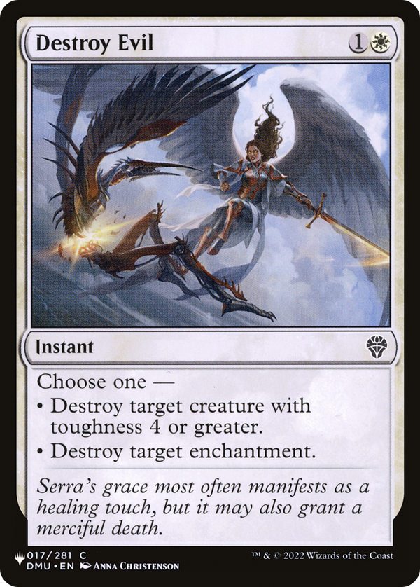 Destroy Evil - DMU Reprint (PLST)