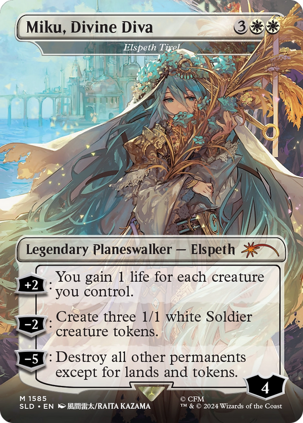 Miku, Divine Diva // Elspeth Tirel - Hatsune Miku: Electric Entourage (SLD)