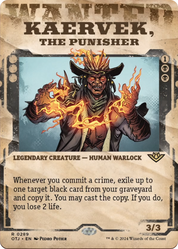 Kaervek, the Punisher - Wanted Poster Showcase (OTJ)