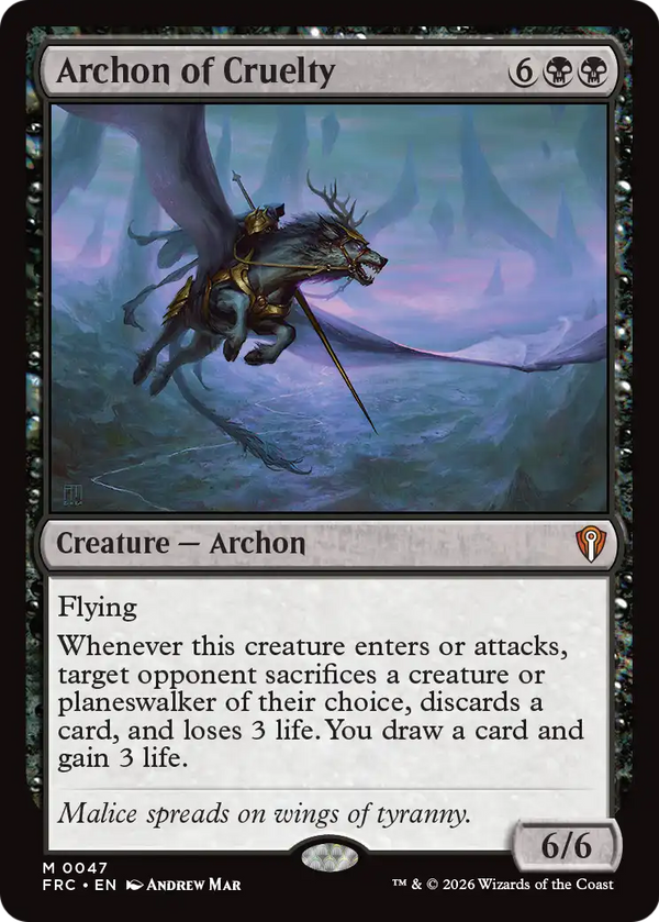 Archon of Cruelty (FRC) (Pre-Order)