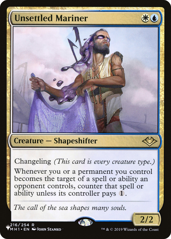 Unsettled Mariner - MH1 Reprint (PLST)