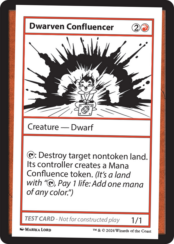 Dwarven Confluencer - Test Card (MB2)