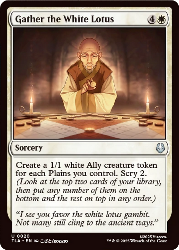 Gather the White Lotus (TLA)