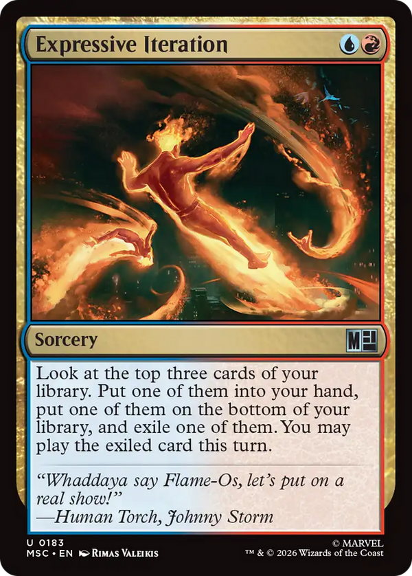 Expressive Iteration (MSC) (Pre-Order)