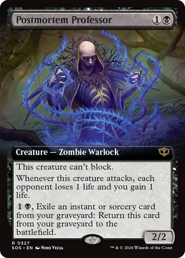 Postmortem Professor - Extended Art (SOS)