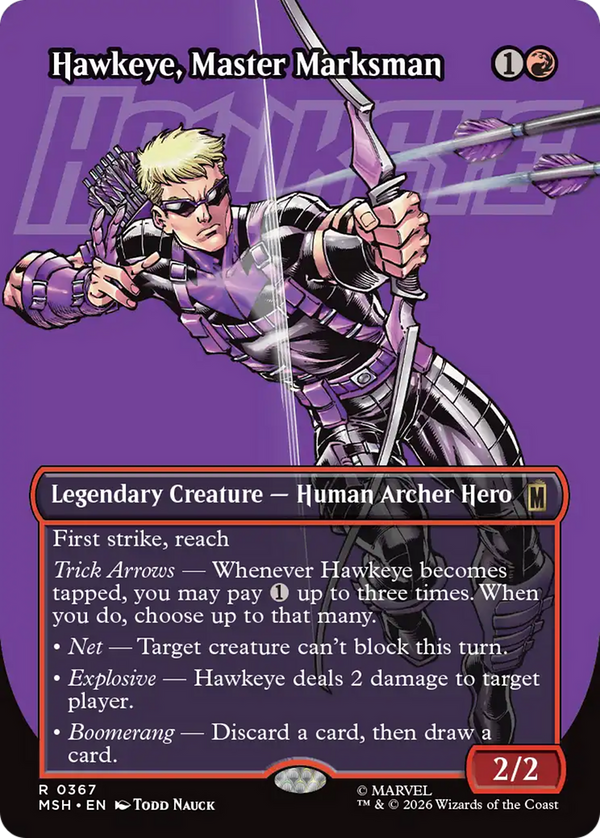 Hawkeye, Master Marksman - Logo Showcase (MSH)