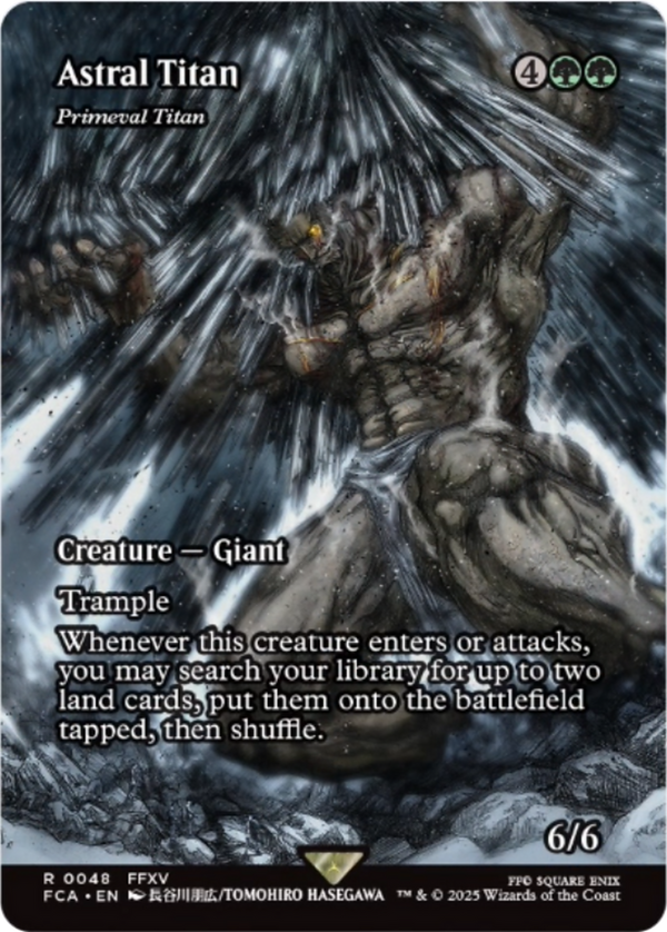 Astral Titan // Primeval Titan - Borderless (FCA)