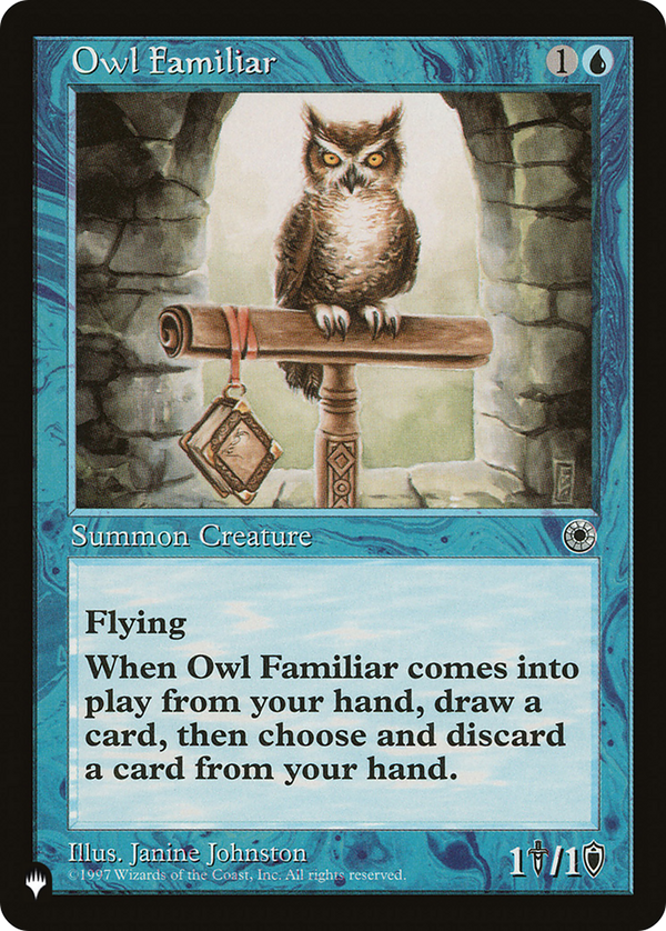 Owl Familiar - POR Reprint (PLST)