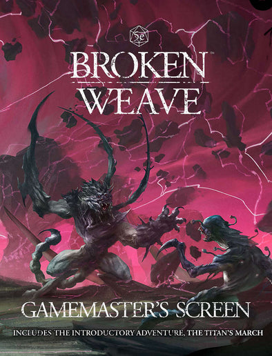 Broken Weave - 5E - Gamemaster's Screen