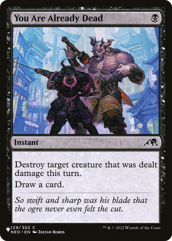 You Are Already Dead - NEO Reprint (PLST)