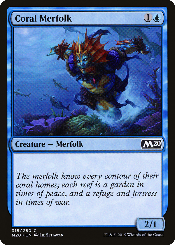 Coral Merfolk (M20)