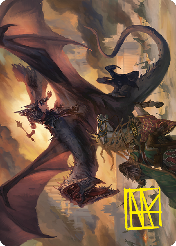 Witch-king, Bringer of Ruin - Art Series (Gold-Stamped Signature) (ALTR)