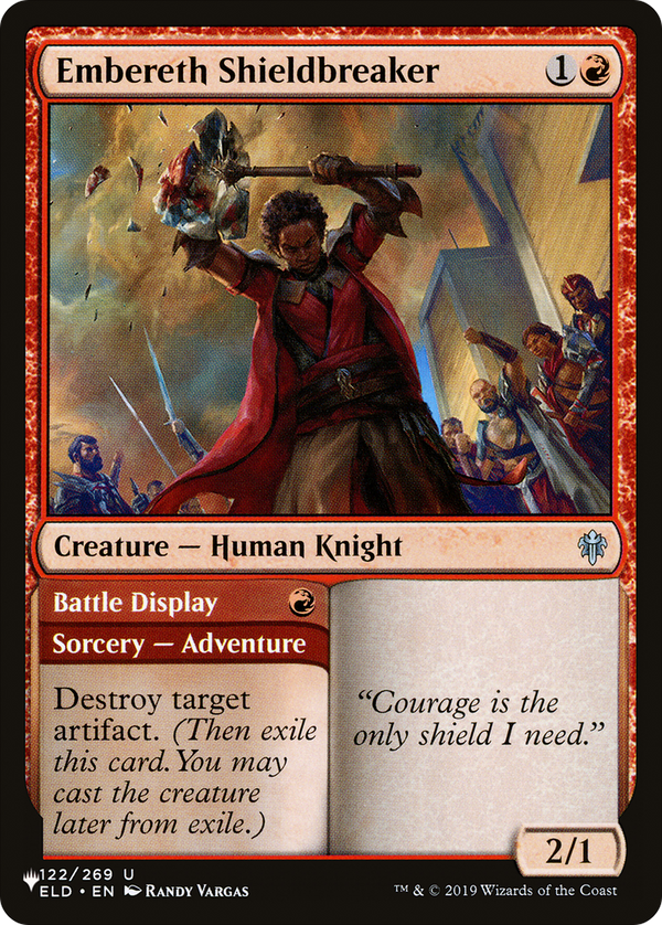 Embereth Shieldbreaker // Battle Display - ELD Reprint (PLST)