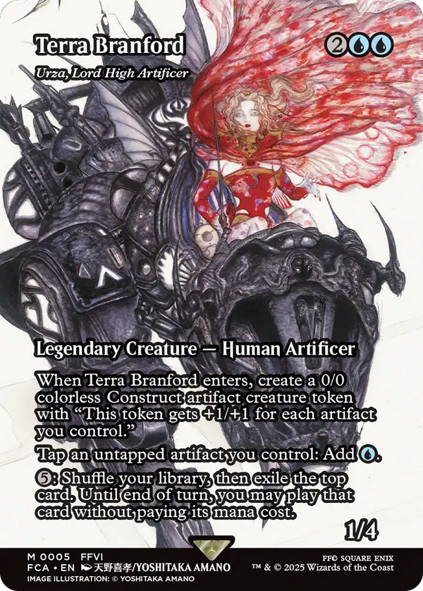 Terra Branford // Urza, Lord High Artificer - Borderless (FCA)