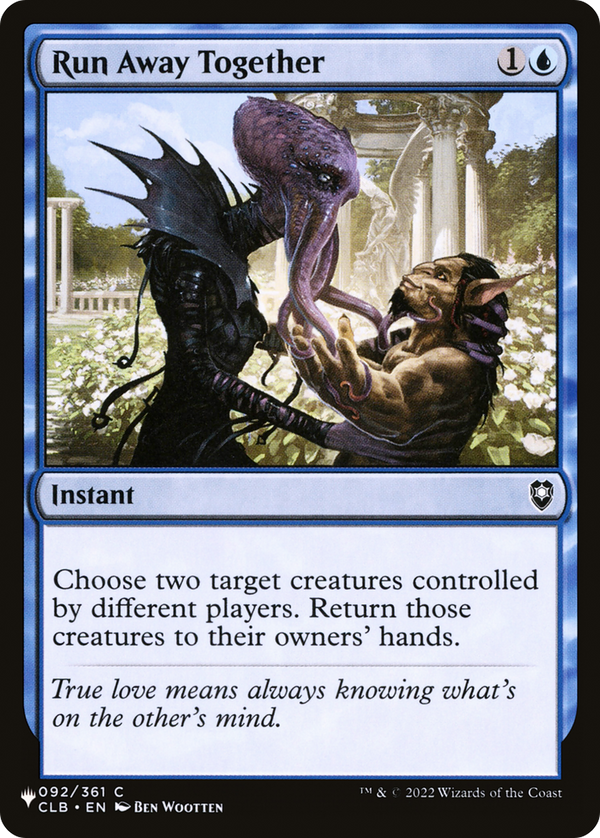 Run Away Together - CLB Reprint (PLST)