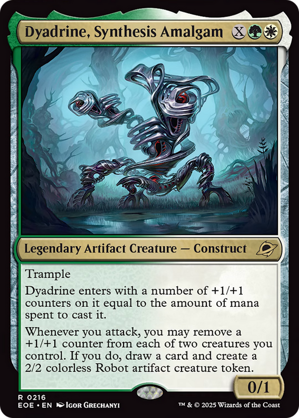 Dyadrine, Synthesis Amalgam (EOE)
