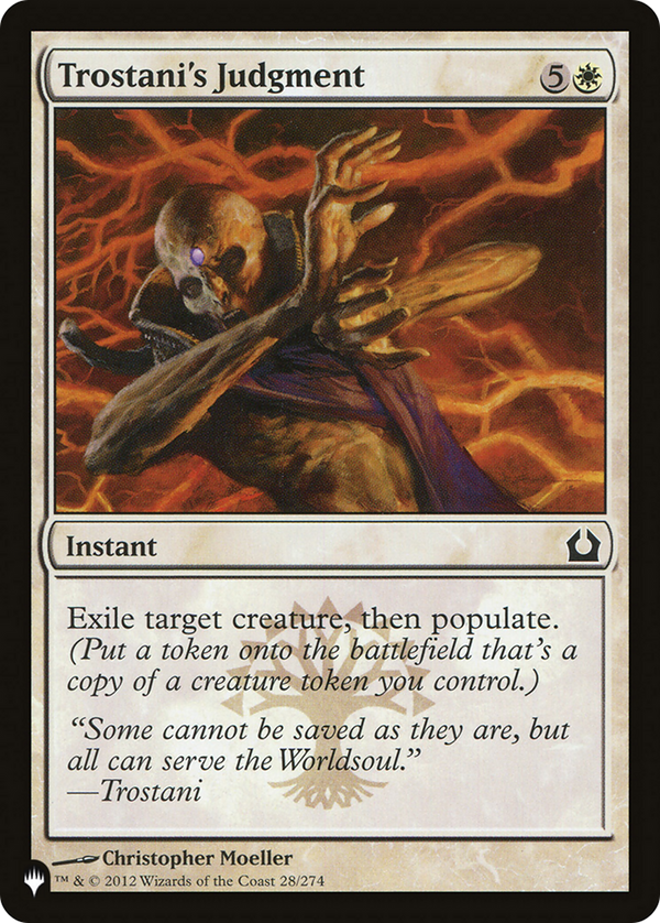 Trostani's Judgment - RTR Reprint (PLST)